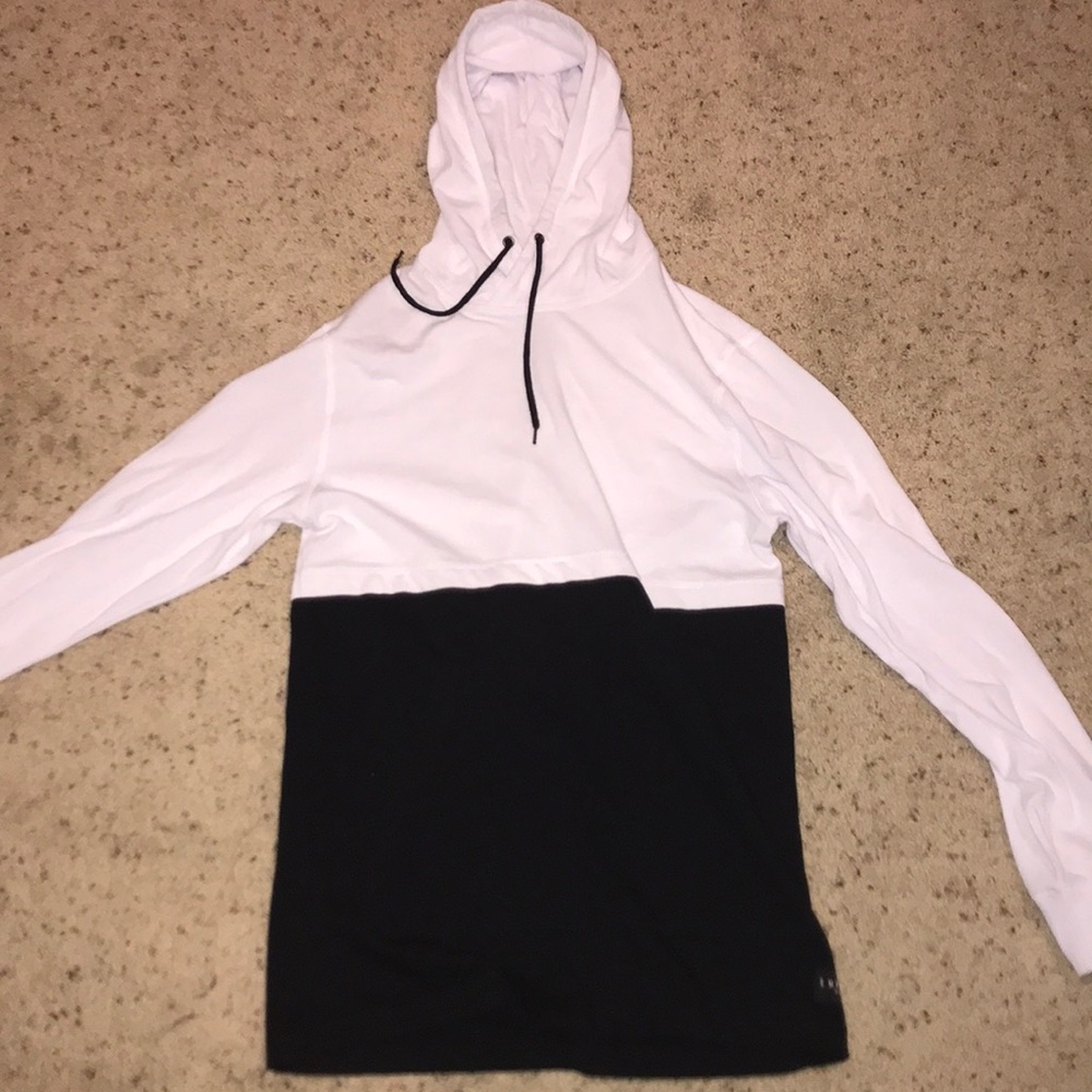 White and black Empyre hoodie